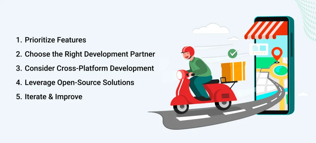 Food Delivery App Development Cost: A 2026 Breakdown 3 minimize-costs