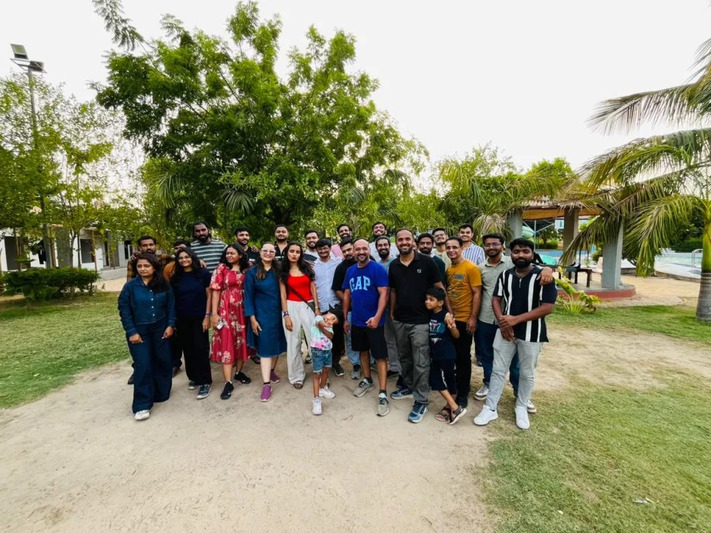 Team day out at the water park